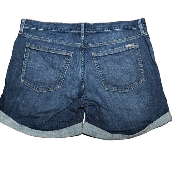 Eddie Bauer Boyfriend P10 Denim Rolled Cuff Shorts - Picture 2 of 6